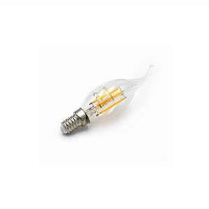 ΛΑΜΠΑ LED Ε14 ΚΕΡΙ ΜΕ ΜΥΤΗ ΔΙΑΦΑΝΟ 6W 2800Κ FILAMENT ADELEQ - 13-14016002