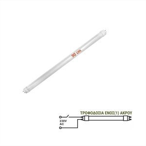 ΛΑΜΠΑ LED Τ8 90CM 14W 6500Κ 1 ΑΚΡΟΥ ADELEQ - 13-01140