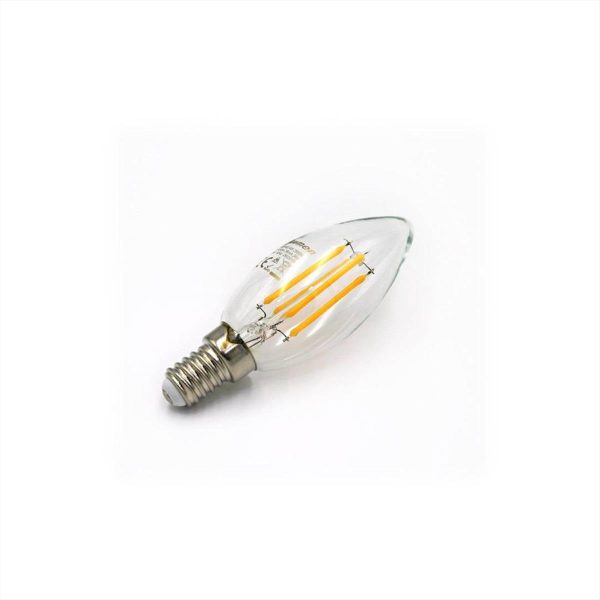 ΛΑΜΠΑ LED Ε14 ΚΕΡΙ 6W 5800Κ FILAMENT ADELEQ - 13-140160