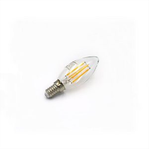 ΛΑΜΠΑ LED Ε14 ΚΕΡΙ 6W 3000Κ FILAMENT ADELEQ - 13-1401600