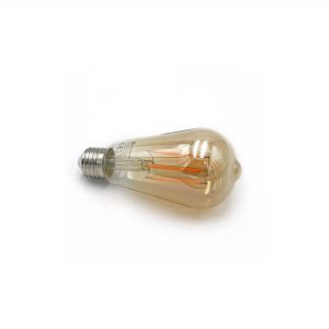 ΛΑΜΠΑ LED Ε27 ST64 6W 2200Κ FILAMENT ΜΕΛΙ CRI90 ADELEQ - 13-2764600