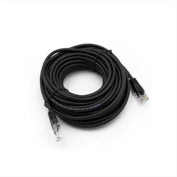 PATCH CORD UTP CAT5E 7*0.16 10M ECO ΜΑΥΡΟ FREDER - 9-0145101