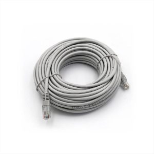 PATCH CORD UTP CAT5E 7*0.16 15M ECO ΓΚΡΙ FREDER - 9-0145156