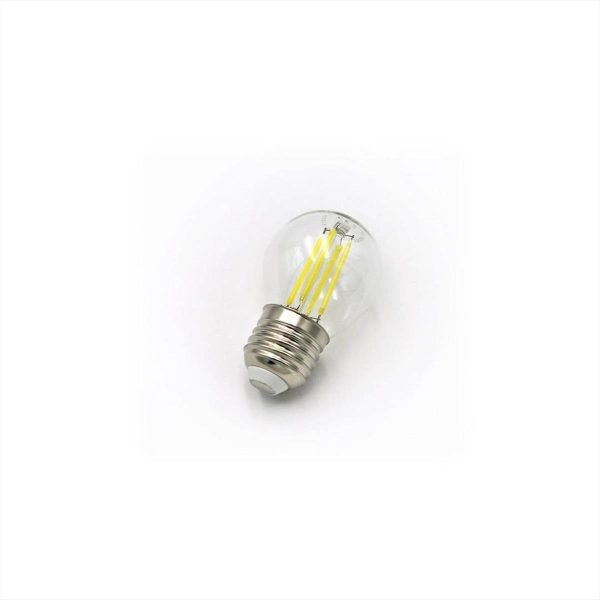 ΛΑΜΠΑ LED Ε27 ΣΦΑΙΡΙΚΗ 4W 2800Κ FILAMENT CRI90 ADELEQ - 13-2711400