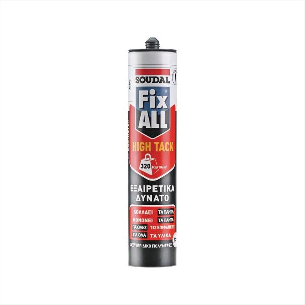 ΚΟΛΛΑ ΣΙΛΙΚΟΝΗΣ POLYMER FIX ALL HIGH TACK ΛΕΥΚΗ SOUDAL - 20183