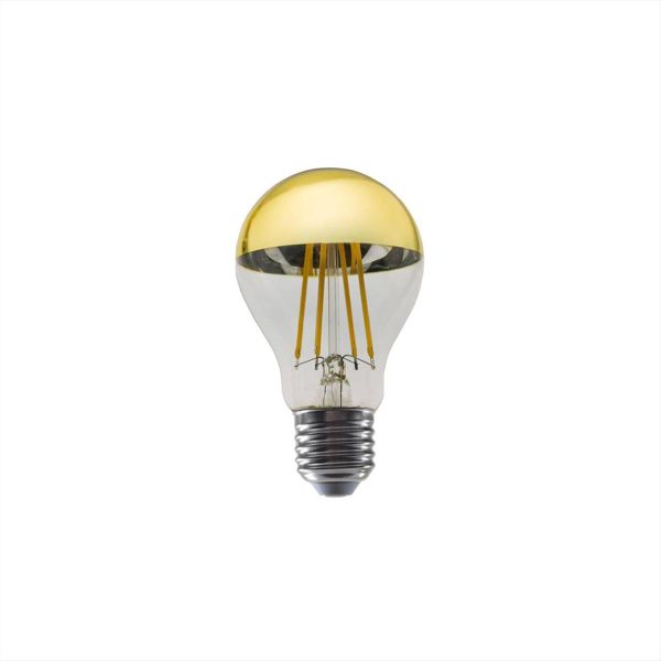 ΛΑΜΠΑ LED Ε27 A60 8W 2700Κ DIMMABLE FILAMENT ΧΡΥΣΗ ACA - ELIOR8WWDIMG