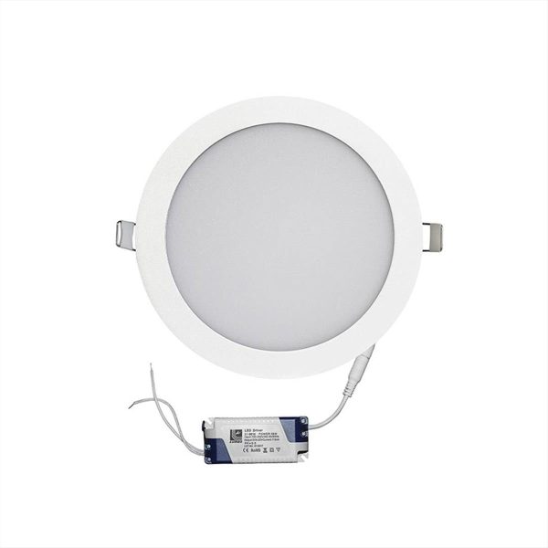 ΦΩΤΙΣΤΙΚΟ LED PANEL 18W 6300Κ 22CM ΛΕΥΚΟ ADELEQ - 21-018100