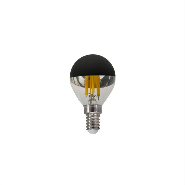 ΛΑΜΠΑ LED ΣΦΑΙΡΙΚΗ Ε14 5W 2700Κ DIMMABLE FILAMENT ΜΑΥΡΗ ACA - BOVA5WWDIMB